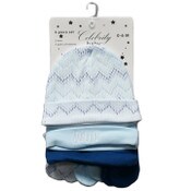 Wholesale - 6pc LEVI CAP & MITTEN BABY SET C/P 48, UPC: 169660016834